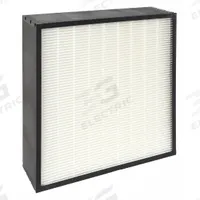 GRAINGER Minipleat Air Filter: 20 in x 20 in x 6 in, Synthetic, Plastic, No Header, MERV 14 (MPN 52RR06). Key specifications — Brand: GRAINGER; Frame or Header Material: Plastic; Media Material: Synthetic.