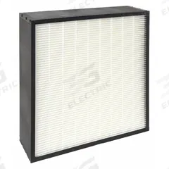 GRAINGER Minipleat Air Filter: 20 in x 20 in x 6 in, Synthetic, Plastic, No Header, MERV 14 (MPN 52RR06). Key specifications — Brand: GRAINGER; Frame or Header Material: Plastic; Media Material: Synthetic.