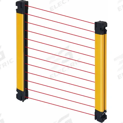 OMRON Light Curtain: 24V DC, 124 Beams, 20 mm Spacing, 920 mm Protected Ht - Light Curtains for Hand Detection