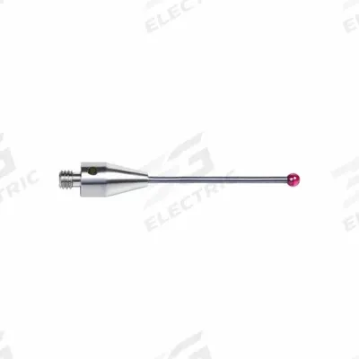 INSIZE M3 Stylus: CMM Straight Stylus, Ball, Straight, 0.059 in Ruby Ball Tip - Straight CMM Styli