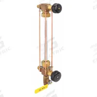 APOLLO Water Gauge: Bronze, 5/8 in Gauge Glass Dia, 12 in Gauge Glass Lg, 14 in Center to Center Lg (MPN 2435100). Key specifications — Valve Type: Ball Check; Brand: APOLLO; Stem Packing Material: PTFE with ARAMID; Gasket Material: PTFE with Hypalon.