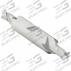 OSG Square End Mill: Cobalt, Double End, 2 Flute, 8.5 mm Mill Dia, 14.28 mm LOC, 79.3 mm OAL (MPN 5828600)