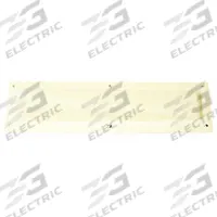 PAWLING CORP Door Knob Protector: 12 in Lg, 3 3/16 in Wd, 2 3/16 in Projection, Ivory, PVC, 12 in (MPN DKP-12-0-2). Key specifications — Color: Ivory; Brand: PAWLING CORP; Material: PVC; Finish: White.