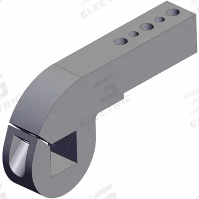 SMC Pneumatic Clamp Arm: Mfr Part # CKZ-80A028 - Accessories for Compact Power Clamp Cylinders