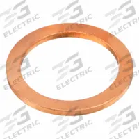 Sealing Washer: M21 Screw Sz, Copper, Copper Seal, 21 mm Inside Dia, 28 mm Outside Dia, 25 PK (MPN M50302.210.0028). Key specifications — Brand: APPROVED VENDOR; Product Type: Sealing Washer; System of Measurement: Metric; Seal Material: Copper; Seal Material Color: Gray; Pack Size: Small Pack.