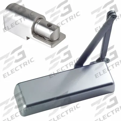 PDQ Door Closer: Parallel Mounting Type, Grade 1 - Heavy Duty, Aluminum - Parallel Arm-Mount Door Closers
