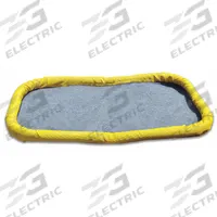 ULTRATECH Filter Berm Pad: Fuel/Grease/Hydrocarbons/Oil, 24 in x 30 in, 1 Pads, Gray/Yellow (MPN 6540). Key specifications — Color: Gray; Brand: ULTRATECH.