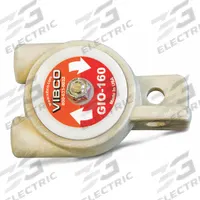 VIBCO Pneumatic Vibrator: 160 lbf, 9,000 vpm, 1/4 in NPT, GIO, 67 dBA, 5 cfm @ 60 psi, Continuous (MPN GIO-160). Key specifications — attr671163: 67 dBA; attr671170: 160 lbf @ 80 psi; attr671165: 5,500 vpm @ 60 psi; attr671184: 1/4 in; attr671185: NPT; attr671192: NPT; attr671193: 1/4 in; attr671179: Glass Filled Nylon.