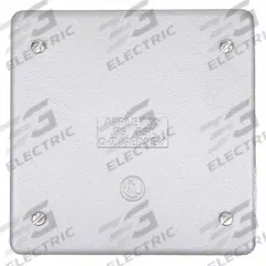 APPLETON ELECTRIC Weatherproof Cover: Steel, FD/FS, Boxes, 2 Gangs, 4 5/8 in Overall Ht, Gray (MPN FSK-2B-CM). Key specifications — Brand: APPLETON ELECTRIC; Color: Gray; Compatible with Product Type: Boxes; Compatible with Series: FS; Mounting Orientation: Horizontal or Vertical.