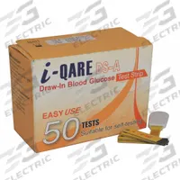 MEDSOURCE Glucose Test Strip: Plastic, 7 mm Overall Lg, 0.35 mm Overall Wd, 35 mm Overall Ht, 50 PK (MPN MS-76012). Key specifications — Brand: MEDSOURCE; Compatible with Grainger Part Number: 23YE64; Features: 6 Seconds Blood Test Time; Compatible with Manufacturer Model Number: MS-76016; Material: Plastic.