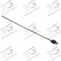 DAYTON Thermocouple Probe: -346°F to 2,193°F /-210°C to 1,200°C, Type J, Rounded Tip, 18 in Probe Lg (MPN 36GK75). Key specifications — attr1275752: 20 AWG; attr1275757: 18 in; attr1275763: ±1.1 % Below 293 °C, ±0.4 % Otherwise; attr1275765: 36GK75; attr1275769: DAYTON; attr1434700: Weld.