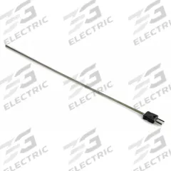 DAYTON Thermocouple Probe: -346°F to 2,193°F /-210°C to 1,200°C, Type J, Rounded Tip, 18 in Probe Lg (MPN 36GK75). Key specifications — attr1275752: 20 AWG; attr1275757: 18 in; attr1275763: ±1.1 % Below 293 °C, ±0.4 % Otherwise; attr1275765: 36GK75; attr1275769: DAYTON; attr1434700: Weld.