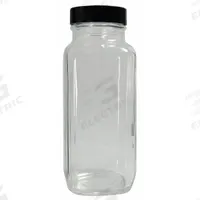 QORPAK Mixing/Storage/Sampling Bottle: 60 mL, 28-400, Phenolic, Pulp/Vinyl, Colorless, 240, Clear (MPN GLC-01297). Key specifications — Screw Closure Size: 28-400; Pre-Cleaned: None; Graduated: No; Brand: QORPAK; Body Color: Colorless.