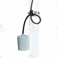 SJE-RHOMBUS Float Switch: Wide-Angle, Normally Open (Pump Down), 120V AC, 13 A, Piggyback Plug, PVC (MPN 10PMD1WP). Key specifications — Rated Voltage: 120V AC; Brand: SJE-RHOMBUS; Electrical Connection: Piggyback Plug; Counterweight/Mounting: Pipe Clamp Required.