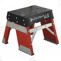 LOUISVILLE LADDER Step Stool: 1 Steps, 13.3 in Overall Ht, 375 lb Load Cap, Fiberglass (MPN FY8001). Key specifications — Brand: LOUISVILLE LADDER; Color: Orange.