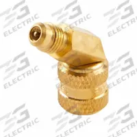 PRO-SET Adapter Fitting: 1 3/4 in Lg, 55° Angle, Input 5/16 in Female SAE Right-Hand (MPN AD87S). Key specifications — Product Type: Adapter Fitting; Brand: PRO-SET; Manufacturer Part Number: AD87S; Material: Brass.