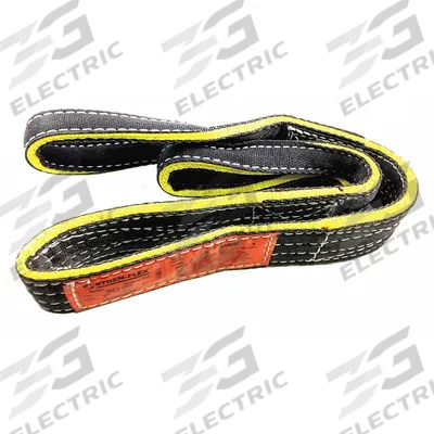 STREN-FLEX Web Sling: Type 6, Nylon, 1 Plies, 18 ft Sling Lg, 12 in Eye Lg - Abrasion-Resistant Nylon Reverse-Eye Web Slings