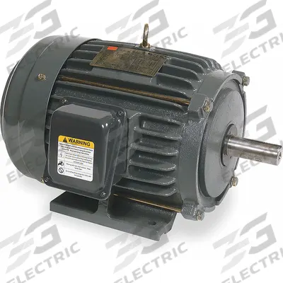 Dayton General Purpose Motor: Rigid Base Mount, Totally Enclosed Fan Cooled, 10 hp - Rigid Base 3-Phase General Purpose AC Motors