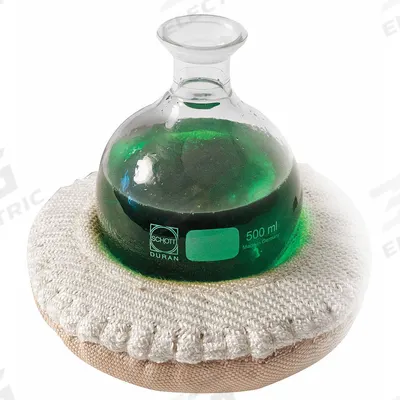 BRISKHEAT Heating Mantle: 3 L Capacity, 500 W Watt - Max, Fiberglass Cloth - Cloth-Housed Lower Hemispherical Heating Mantles