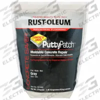 RUST-OLEUM Patching Compound: Putty Patch, Cement, 3 lb Container Size, Bag, Gray (MPN 291995). Key specifications — Color: Gray; Series: Putty Patch; Brand: RUST-OLEUM; VOC Content Range: No VOC.