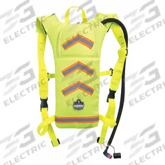 CHILL-ITS BY ERGODYNE Hydration Pack: High-Visibility Lime, 2 L Fluid Capacity, 19 in Overall Lg (MPN GB5155HV). Key specifications — Brand: CHILL-ITS BY ERGODYNE; Material: Polyester.