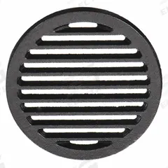 APPROVED VENDOR Grid: Round, 5 7/8 in Overall Dia, 3/8 in Overall Ht, Cast Iron, Phosphating, Black (MPN 1PPF3). Key specifications — Finish: Phosphating; Brand: APPROVED VENDOR; Color Family: Black.