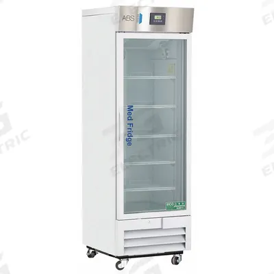 AMERICAN BIOTECH SUPPLY Lab Refrigerator: 16 cu ft, Upright, 2°C to 7°C, 29 3/4 in Overall Dp - Pharmacy & Vaccine Refrigerators