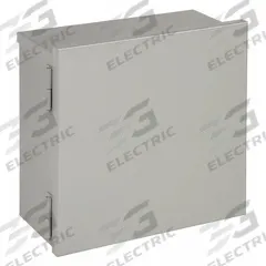 HOFFMAN Enclosure: Steel, 12 in x 12 in x 6 in, 3R, Solid Cover, Hinged, Galvanized (MPN A12R126HCLO). Key specifications — Brand: HOFFMAN; Closure Method: Quick Release Latch; Knockouts: Not Included.