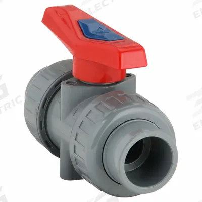 APPROVED VENDOR Manual Two-Way Ball Valve: 1 in Size, CPVC, Straight, Socket x FNPT - CPVC Ball Valves