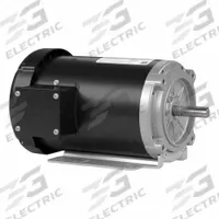 LEESON General Purpose Motors: C-Face/Rigid Base Mount, Open Drip Proof, 1 1/2 hp, 208-230/460V AC (MPN 056T34D15648). Key specifications — Brand: LEESON; Nameplate Voltage @ 60 Hz: 208-230/460V AC; Full Load Current @ 60 Hz: 4.2-4.0/2.0 A; Nameplate RPM @ 60 Hz: 3,450 RPM; Motor Enclosure: ODP.