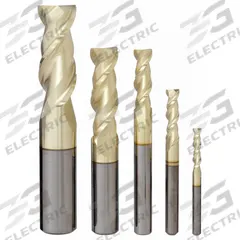 APPROVED VENDOR End Mill Set: Corner-Radius, 5 Pc, Carbide, ZrN Coated, 2 Flute (MPN 282-888882)