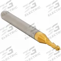 APPROVED VENDOR Ball End Mill: Carbide, TiN Coated, 3 Flute, 1/16" Mill Dia, 1/4" LOC, 1-1/2" OAL (MPN 222-001031)