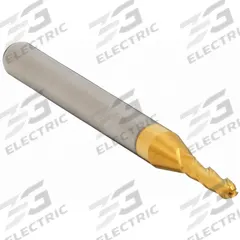 APPROVED VENDOR Ball End Mill: Carbide, TiN Coated, 3 Flute, 1/16" Mill Dia, 1/4" LOC, 1-1/2" OAL (MPN 222-001031)