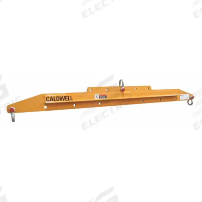 CALDWELL Lifting and Spreader Beam: Lifting and Spreader Beam, 500 lb Working Load Limit - Low-Headroom Lifting-Spreader Beams