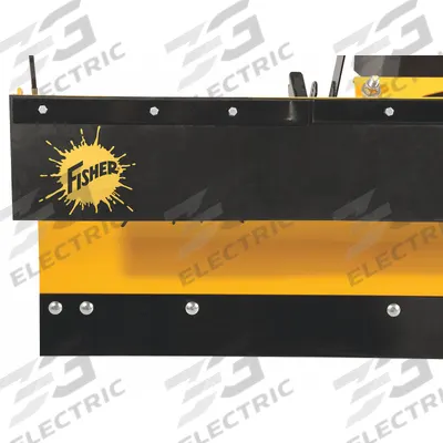 FISHER Deflector: Deflector, Rubber, Black, UTVs, 55JK68 - Blade Edges & Kits