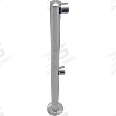 TENSABARRIER Rigid Barrier End Post: Rigid Barrier End Post, 36 in Overall Ht - End Posts for Modular Rigid Barriers