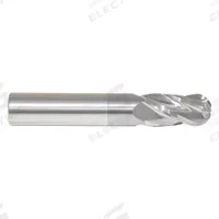 APPROVED VENDOR Ball End Mill: Carbide, TiCN Coated, 4 Flute, 1/2" Mill Dia, 1-1/2" LOC, 4" OAL (MPN 226-001058)