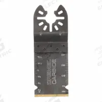 DREMEL Oscillating Tool Blade: 1 1/4 in Blade Wd, 1 1/2 in Overall Lg, Flush Cutting, Carbide (MPN MM485). Key specifications — attr1097473: Ceramic; attr1097476: DREMEL; attr1097456: Flush Cutting.