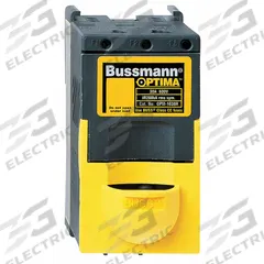 BUSSMANN Fuse Block: Finger-Safe, 3 Pole, 600 V AC, DIN Rail/Panel Mounting, Screw Termination (MPN OPM-1038SWC). Key specifications — Brand: BUSSMANN.