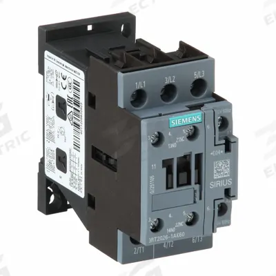 Siemens Magnetic Contactor: Non-Reversing, 3 Poles, 3NO Contacts, 25 A - Non-Reversing IEC Contactors