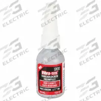 VIBRA-TITE High-Strength Threadlocker: 131, Red, High-Temp Resistant, 0.34 fl oz, Bottle, 1 EA (MPN 13110)