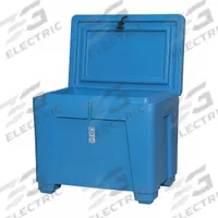 SNYDER INDUSTRIES ASM Insulated Bin: 11 cu ft, 42 in x 28 in x 28 in, Lid Included, 2-Way Entry (MPN PB11HLC). Key specifications — Brand: SNYDER INDUSTRIES; Shape: Rectangular; Fork Entry: 2-Way Entry; Mobility: Stationary; Collapsible: Collapsible; Fork Pockets: Fork Pockets Included; Includes Lid: Lid Included; Drop Doors/Walls: No Drop Doors.
