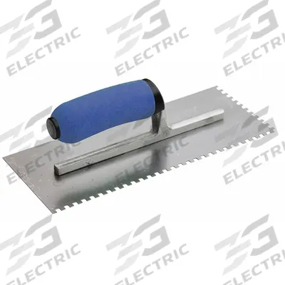 WESTWARD Notched Trowel: Blade Shape Square - Tile Trowels