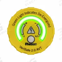 PANDUIT Absence of Voltage Tester: 1,000 V, CAT IV, IP54, For Single Phase, 8 ft Cable Lg (MPN VS2-AVT-1PB-08). Key specifications — Brand: PANDUIT; IP Rating: IP54.