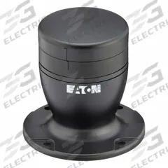 EATON Mounting Base: Tower Light Base, For SL7, 5 in Overall Ht, 2 3/4 in Overall Dia, SL7-CB-EMH. Key specifications — Brand: EATON; Compatible with Series: SL7; Connection Type: Spring-Loaded Terminal; Housing Color: Black; IP Rating: IP66; Mounting Location: Threaded Mount; Manufacturer Part Number: SL7-CB-EMH; Includes: Cover.