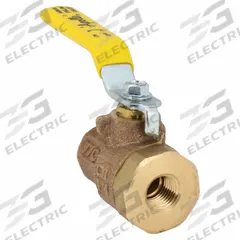 APOLLO Manual Two-Way Ball Valve: 1/4 in, Bronze, Straight, FNPT x FNPT, 600 psi Max. Pressure (CWP) (MPN 77C10101A). Key specifications — Brand: APOLLO; Handle: Lever.