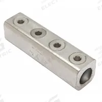 BURNDY Mechanical Connector: For Wire Size 250 kcmil – 750 kcmil, 4 Wire Terminations (MPN AMS750). Key specifications — Brand: BURNDY; For Wire Material: Copper.