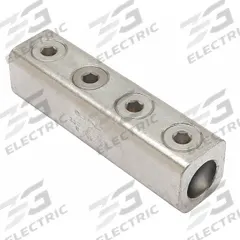 BURNDY Mechanical Connector: For Wire Size 250 kcmil – 750 kcmil, 4 Wire Terminations (MPN AMS750). Key specifications — Brand: BURNDY; For Wire Material: Copper.