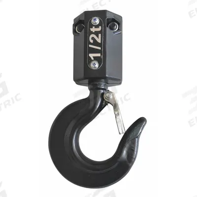 Dayton Lower Hook Assembly: Electric Chain Hoists, 1,000 lb Compatible Load Capacity - Bottom Hooks for Hoists