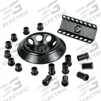 GLOBE SCIENTIFIC Rotor Adapter: Microcentrifuges, Rotor Adapter, 1/4 mL Capacity, Black (MPN GCM-AD2). Key specifications — Color: Black; Compatible with Product Type: Microcentrifuges; Brand: GLOBE SCIENTIFIC.